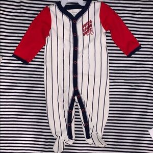 Carters footie baseball outfit